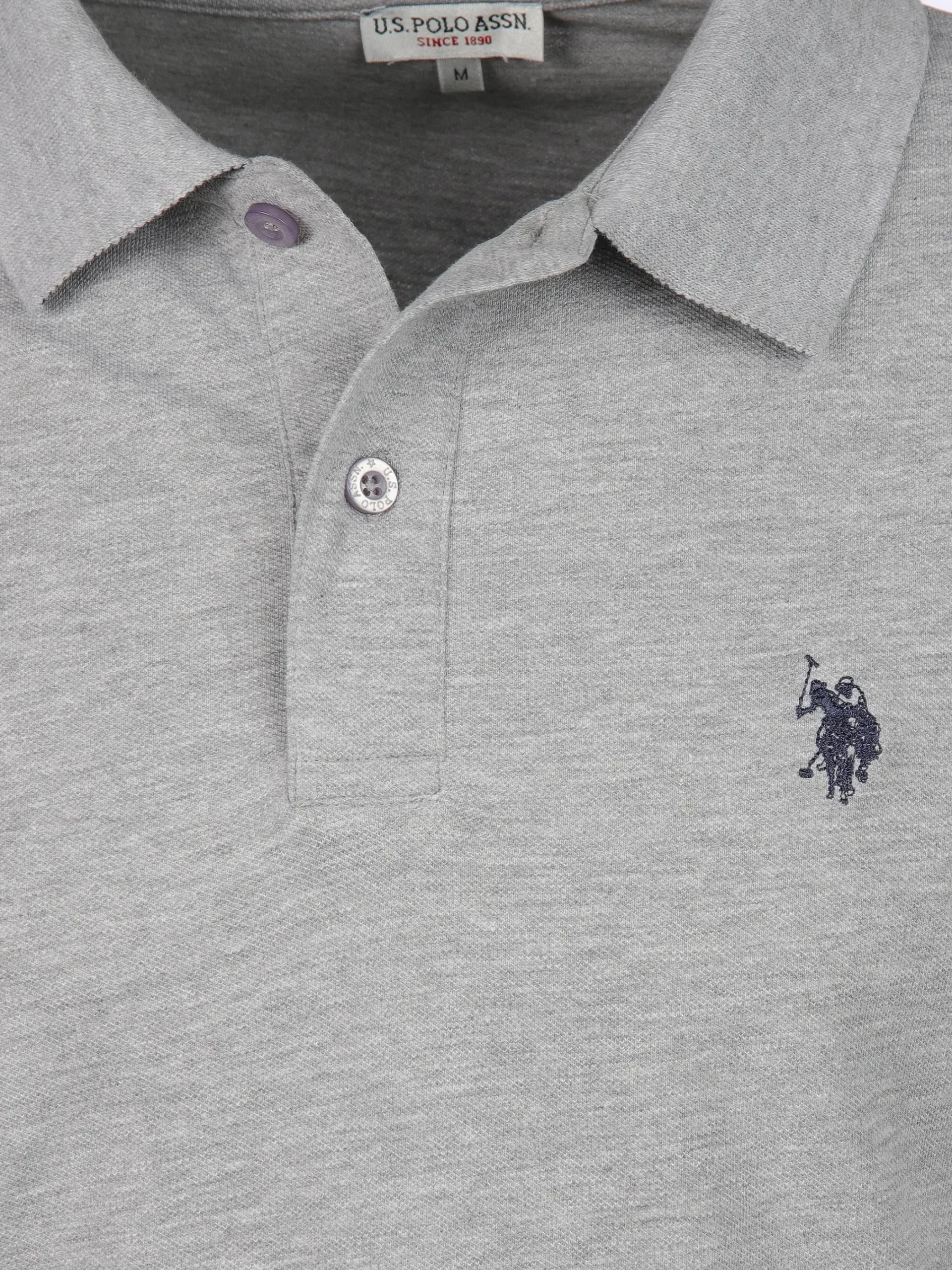 Herren U.S. Polo Assn. Herren Poloshirt mit langem Arm