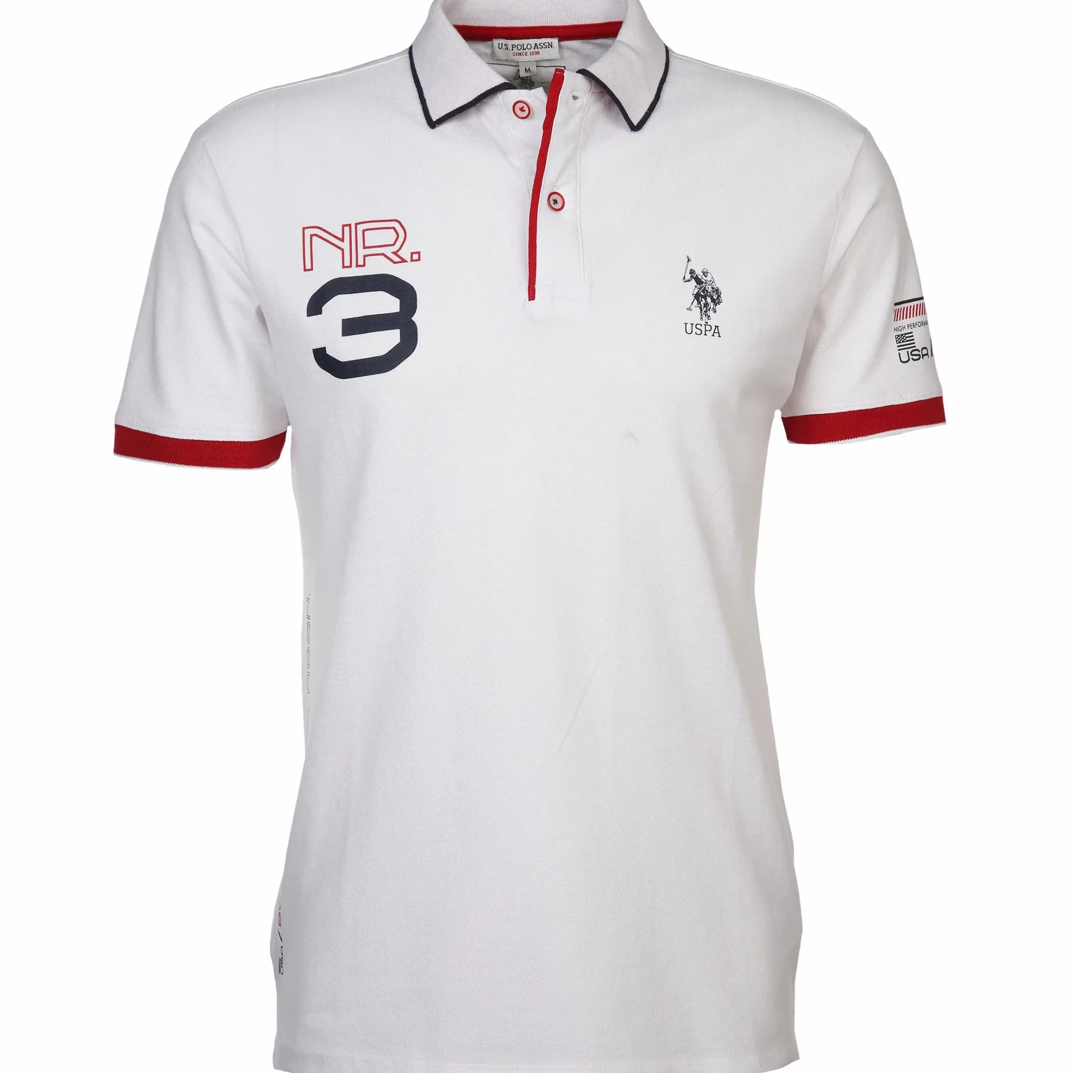 Herren U.S. Polo Assn. Herren Poloshirt mit Print