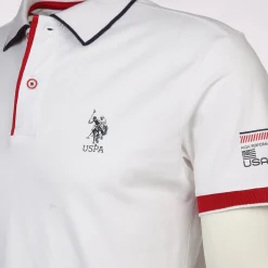 Herren U.S. Polo Assn. Herren Poloshirt mit Print