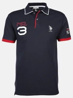 Herren U.S. Polo Assn. Herren Poloshirt mit Print