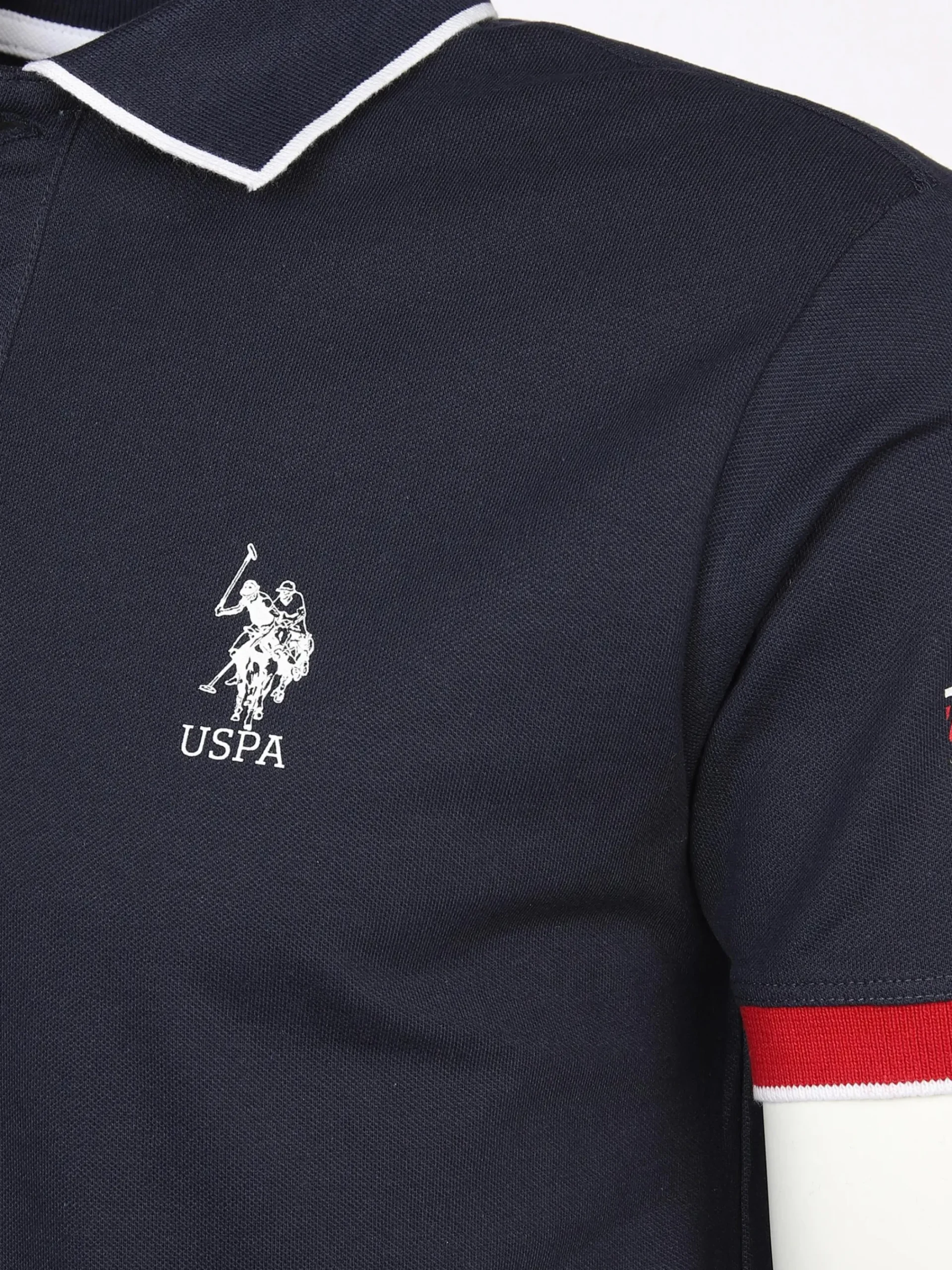 Herren U.S. Polo Assn. Herren Poloshirt mit Print