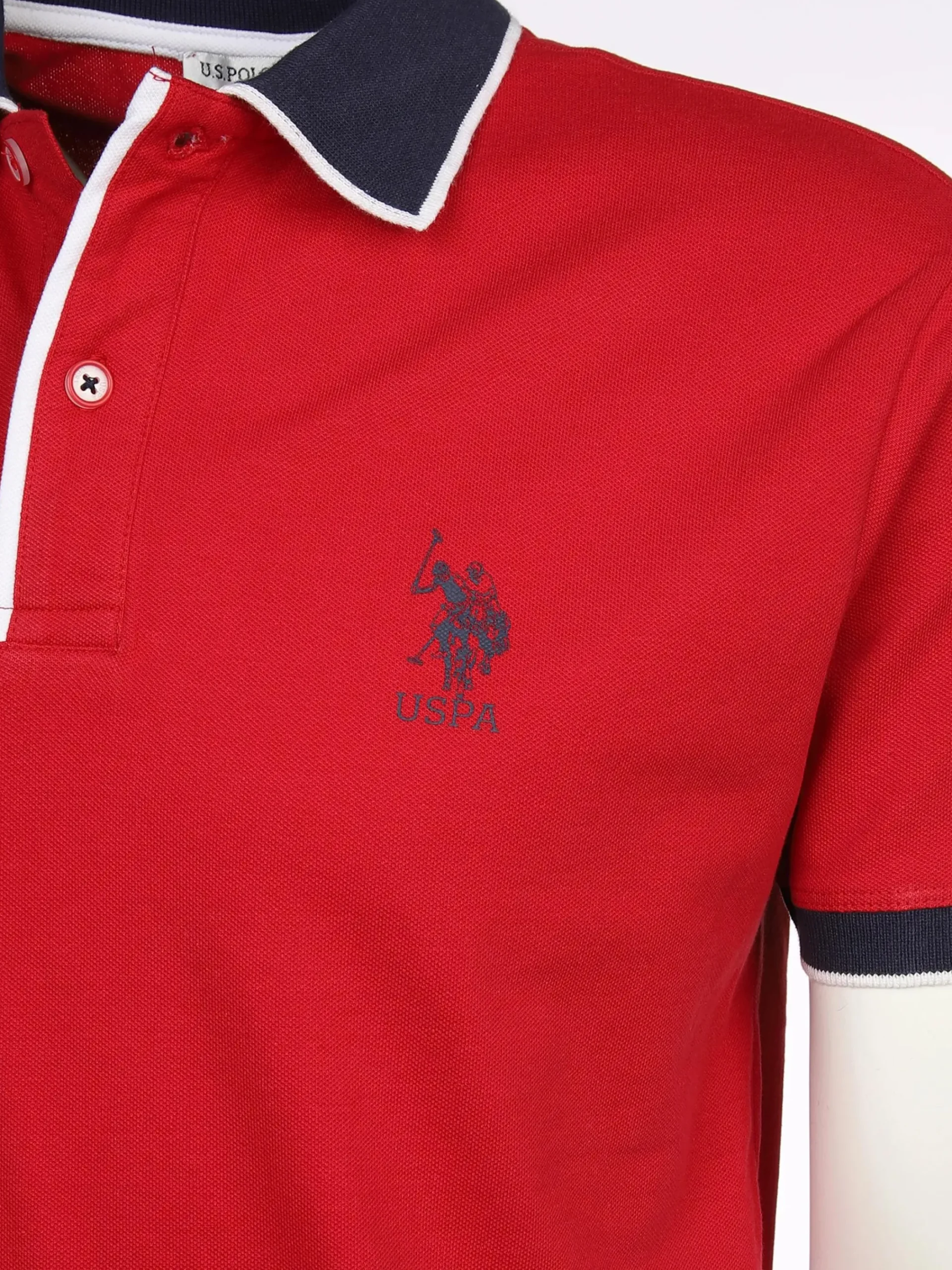 Herren U.S. Polo Assn. Herren Poloshirt mit Print