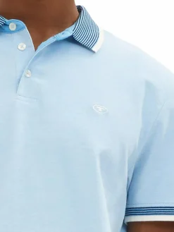 Herren Tom Tailor Herren Poloshirt mit Stickerei