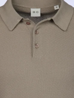 Herren IX-O Herren Poloshirt mit Struktur