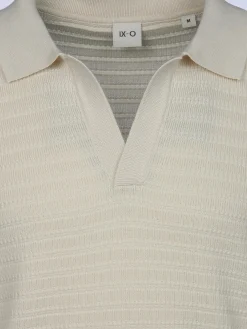 Herren IX-O Herren Poloshirt mit Struktur