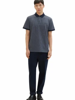 Herren Tom Tailor Herren Poloshirt unifarben