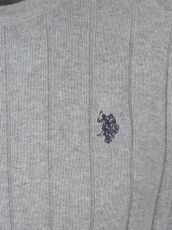 Herren U.S. Polo Assn. Herren Pullover mit Struktur