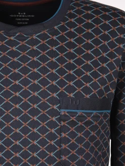 Herren Götzburg Herren Pyjama mit langem Bein