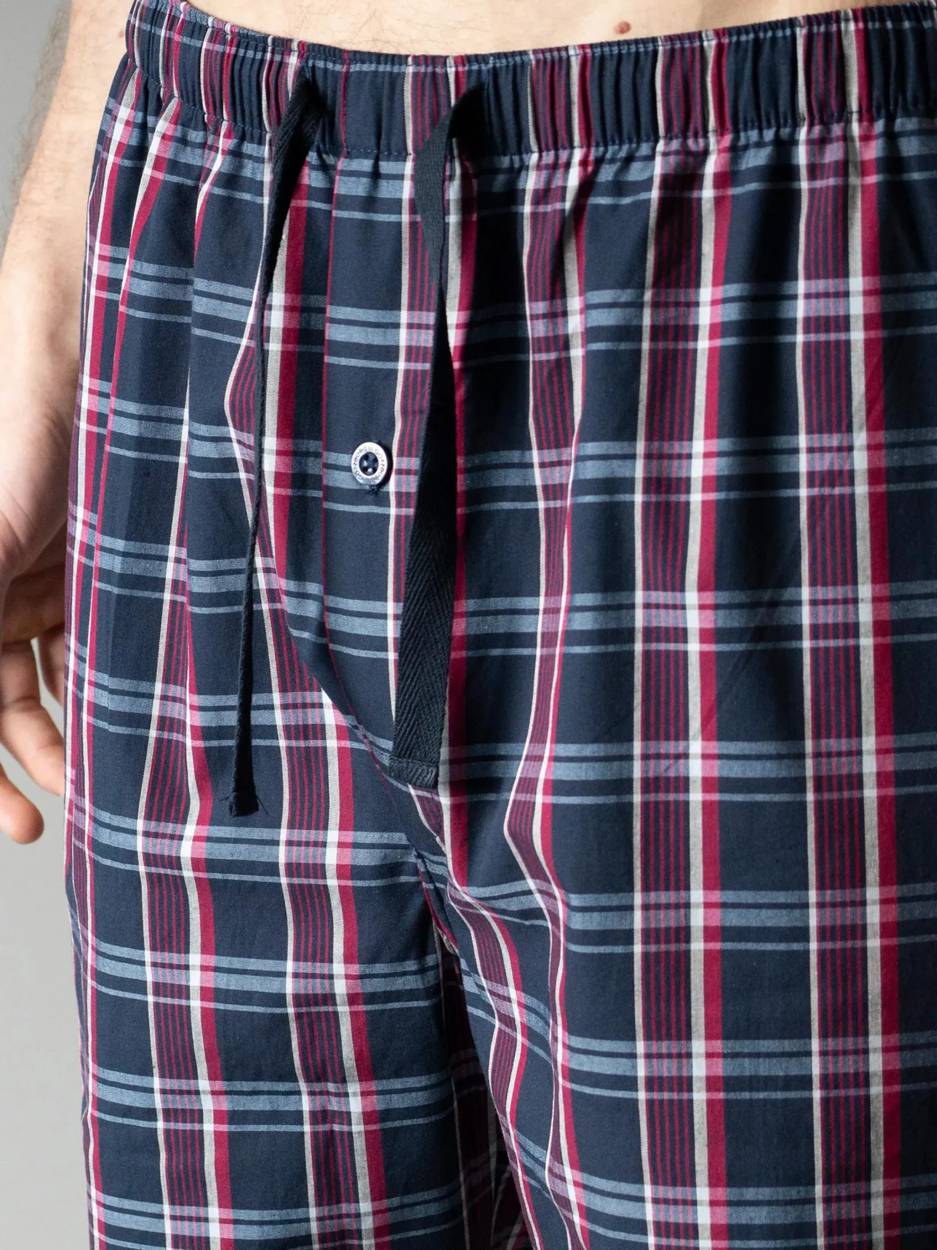 Herren Götzburg Herren Pyjamahose mit Karos