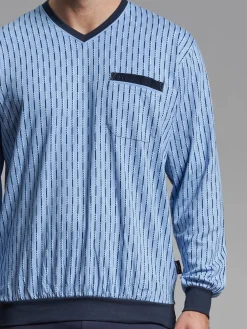 Herren Götzburg Herren Pyjame mit Print