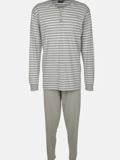 Herren Jim Spencer Herren Schlafanzug mit Streifenmuster