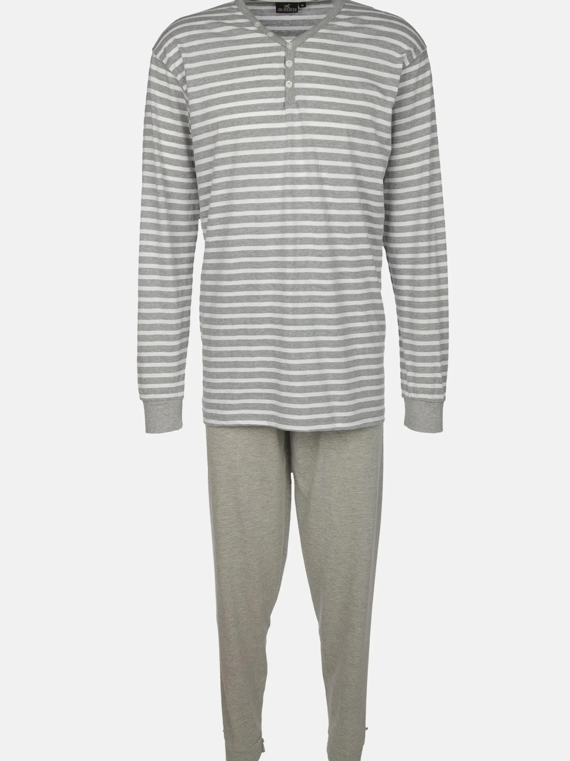 Herren Jim Spencer Herren Schlafanzug mit Streifenmuster