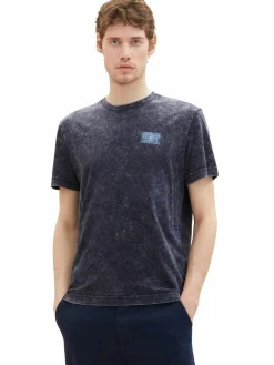 Herren Tom Tailor Herren Shirt in verwaschener Optik