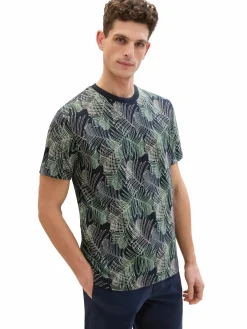 Herren Tom Tailor Herren Shirt mit Alloverprint