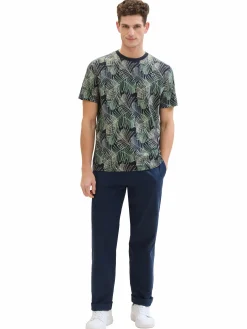 Herren Tom Tailor Herren Shirt mit Alloverprint