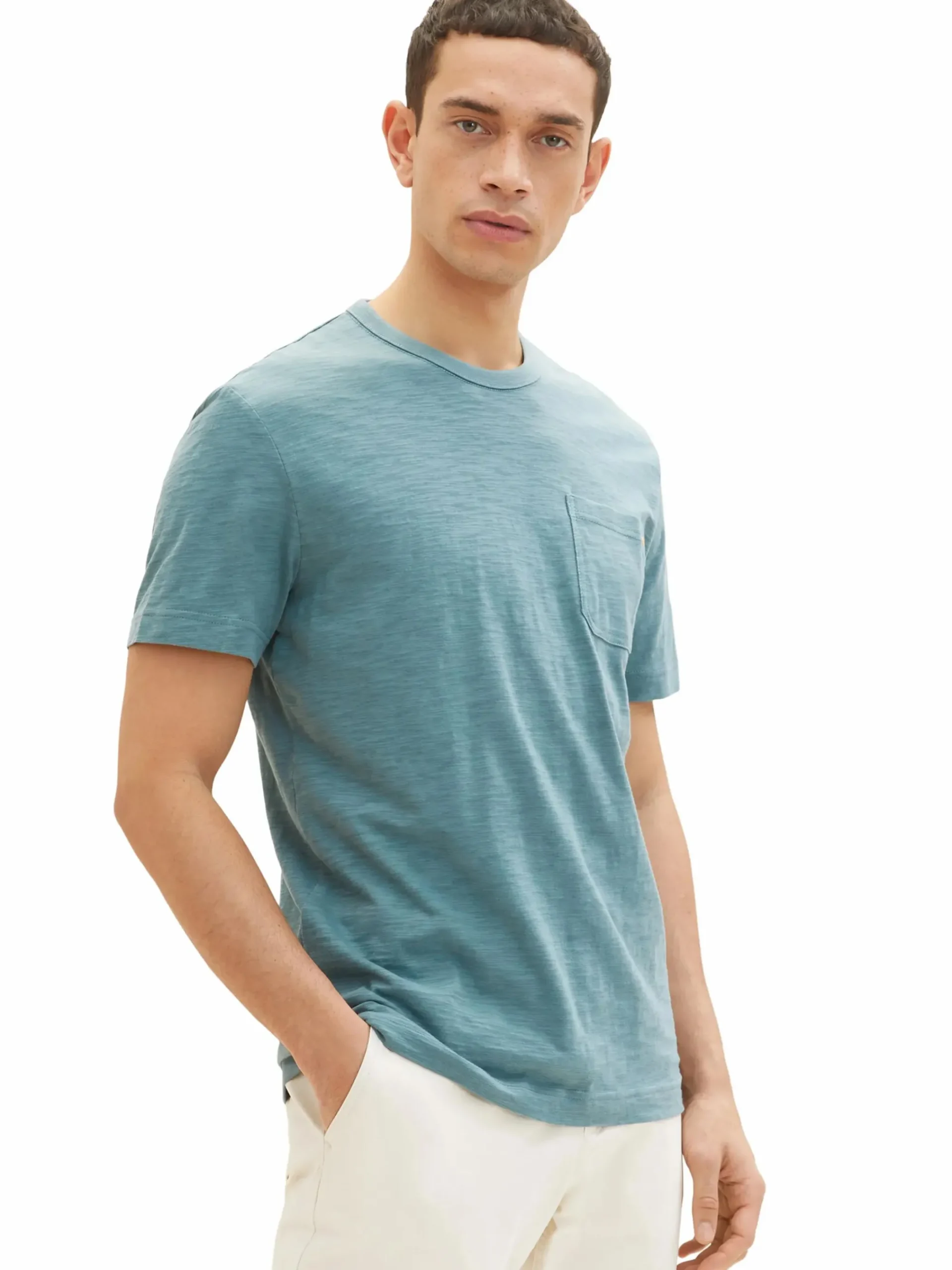 Herren Tom Tailor Herren Shirt mit Brusttasche