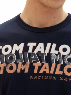 Herren Tom Tailor Herren Shirt mit Frontprint