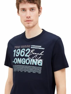 Herren Tom Tailor Herren Shirt mit Frontprint