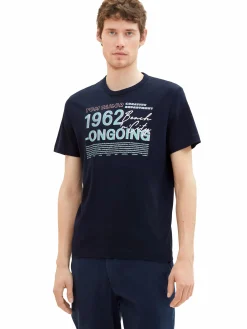 Herren Tom Tailor Herren Shirt mit Frontprint