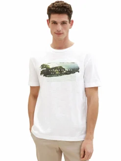 Herren Tom Tailor Herren Shirt mit Frontprint