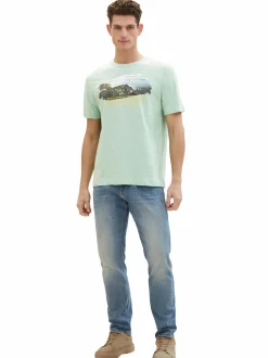 Herren Tom Tailor Herren Shirt mit Frontprint