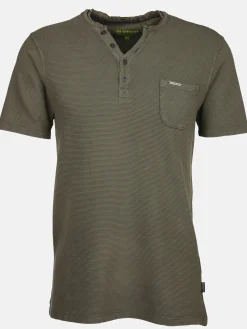 Herren Jim Spencer Herren Shirt mit Rippstruktur