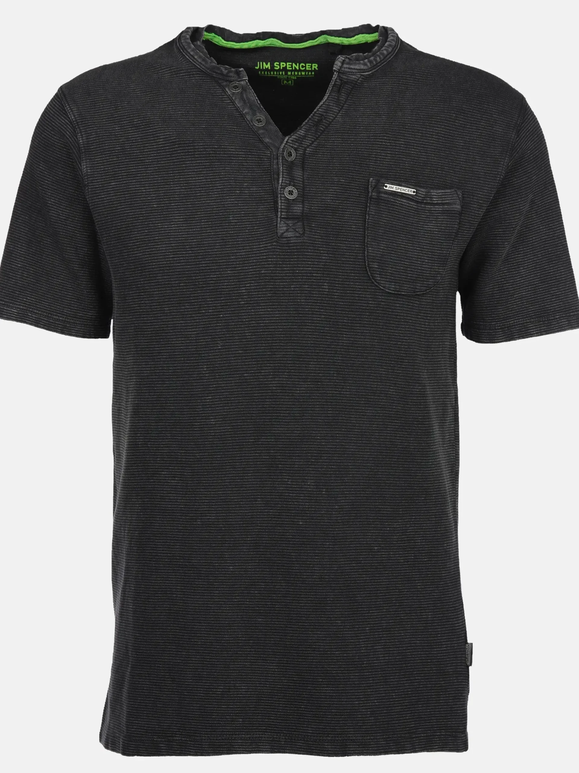 Herren Jim Spencer Herren Shirt mit Rippstruktur