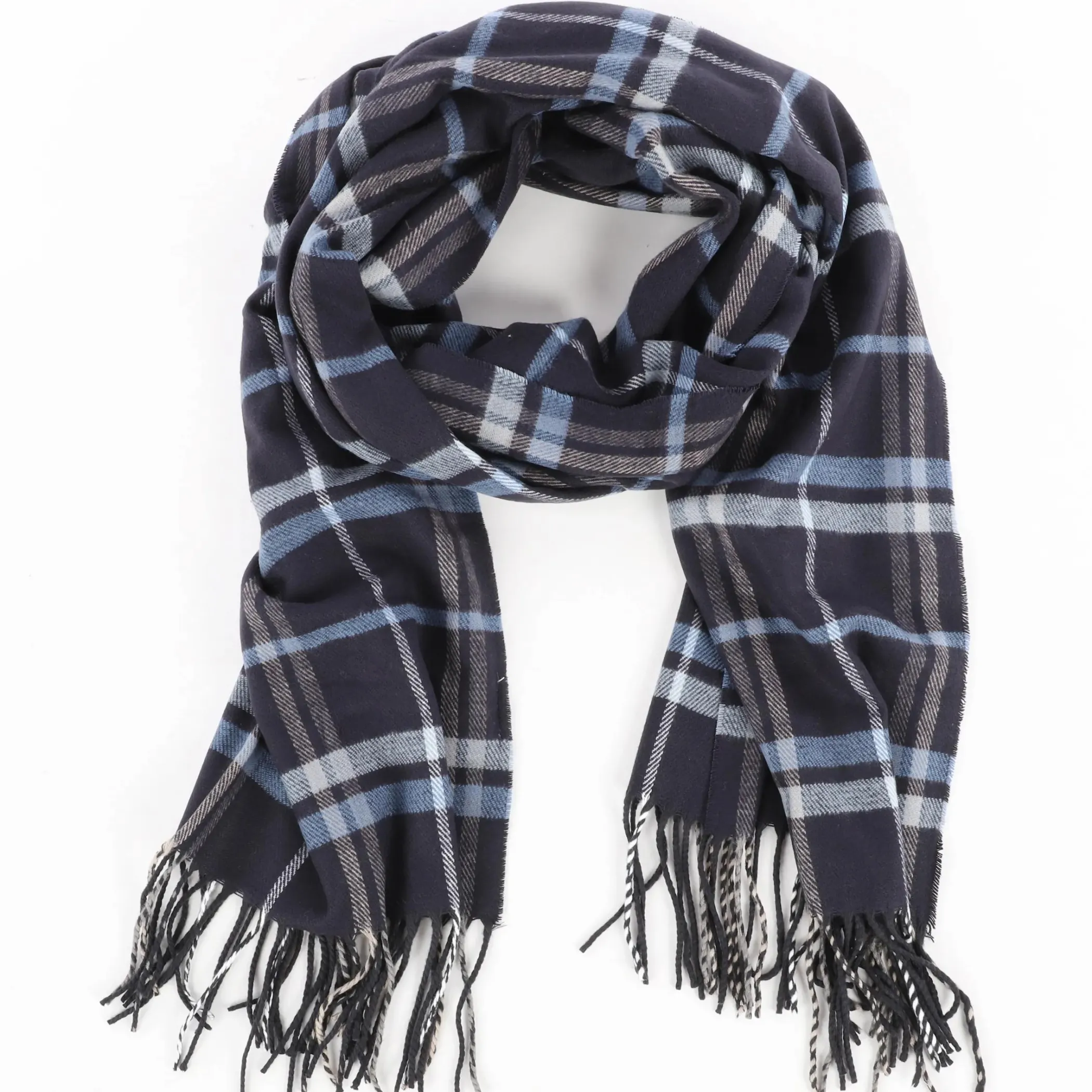 Herren Jim Spencer Herren Softacrylschal mit Muster