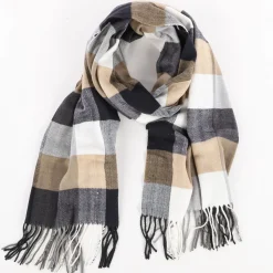 Herren Jim Spencer Herren Softacrylschal mit Muster