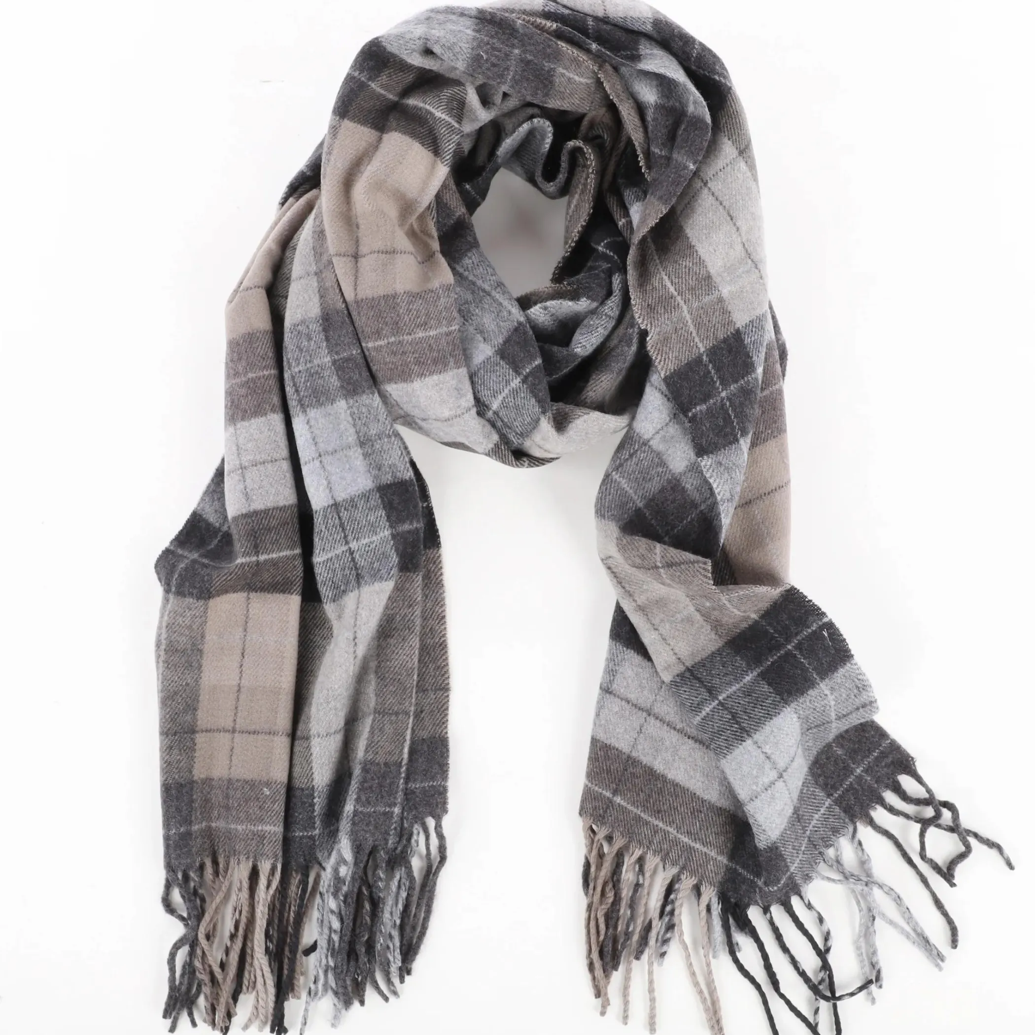 Herren Jim Spencer Herren Softacrylschal mit Muster