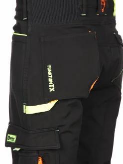 Herren Worker Herren Softshell Arbeitshose mit Neondetails