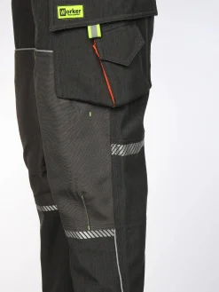 Herren Worker Herren Softshell Arbeitshose mit Neondetails