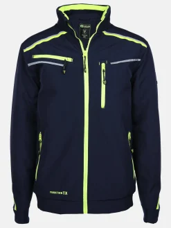 Herren Worker Herren Softshelljacke mit Neondetails