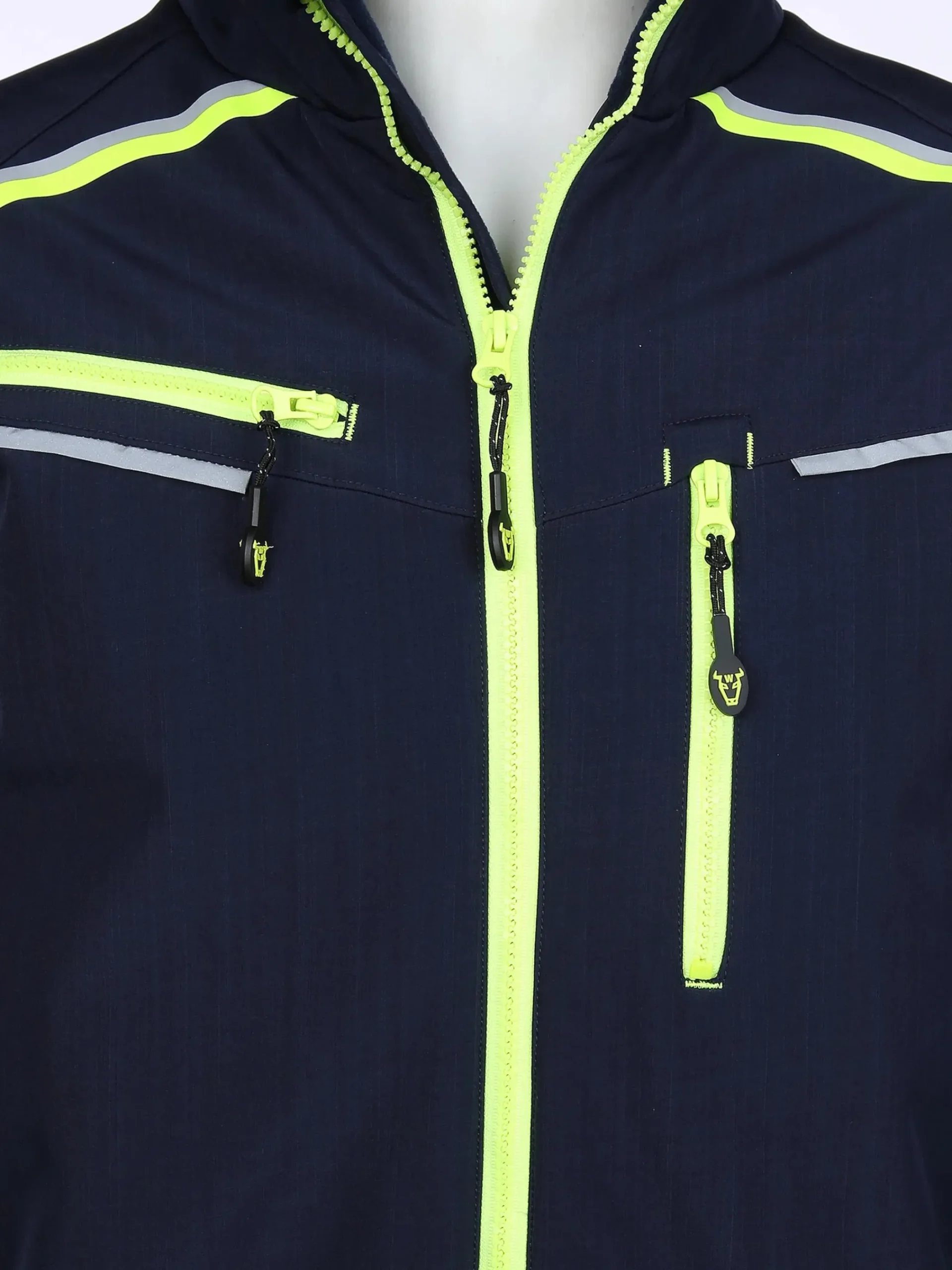 Herren Worker Herren Softshelljacke mit Neondetails