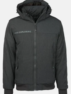 Herren Grinario Sports Herren Softshelljacke mit Kapuze