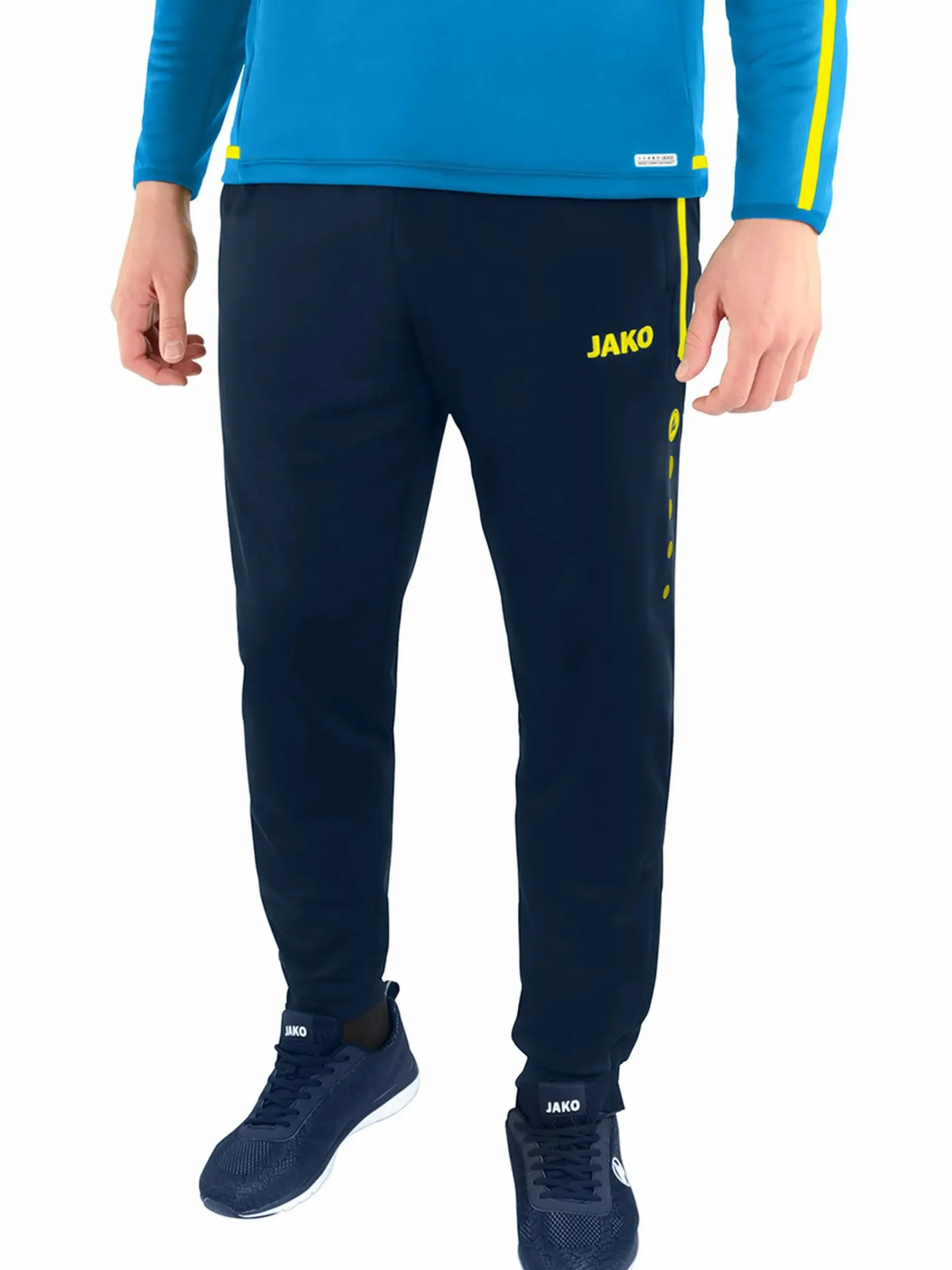 Herren JAKO Herren Sporthose mit seitlichem Streifen