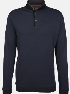 Herren Jim Spencer Herren Stehkragenshirt mit Knopfleiste