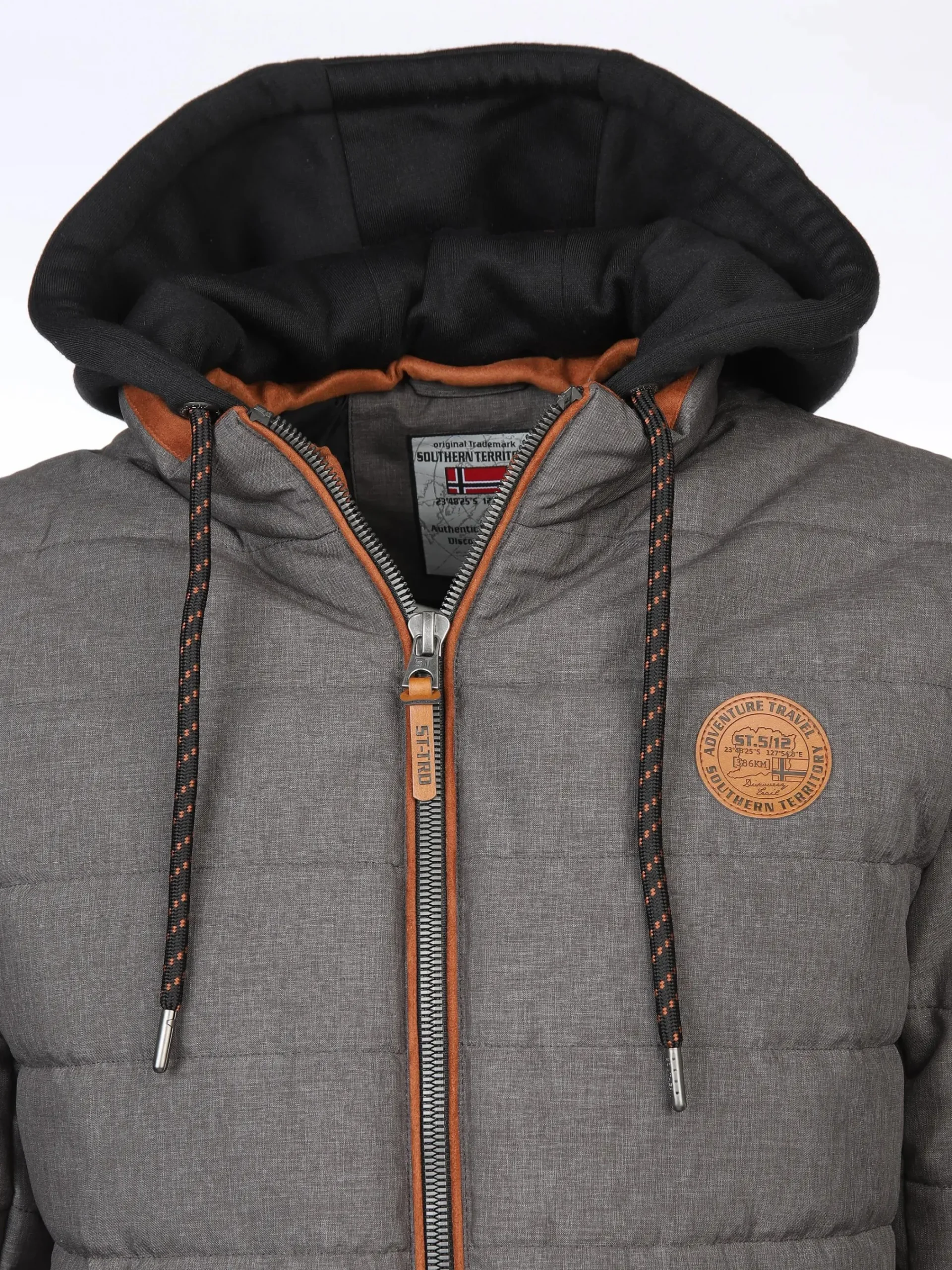 Herren Southern Territory Herren Steppjacke mit abnehmbarer Kapuze