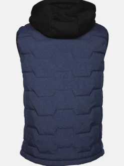 Herren Southern Territory Herren Steppweste 2in1 mit Kapuze