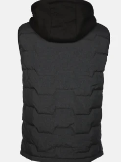 Herren Southern Territory Herren Steppweste 2in1 mit Kapuze