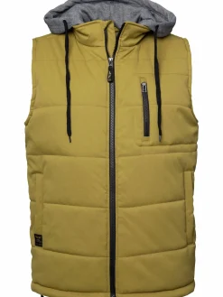 Herren HERO by John Medoox Herren Steppweste mit Kapuze