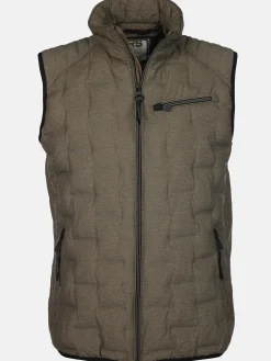 Herren Jim Spencer Herren Steppweste mit Stehkragen