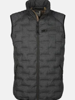 Herren Jim Spencer Herren Steppweste mit Stehkragen