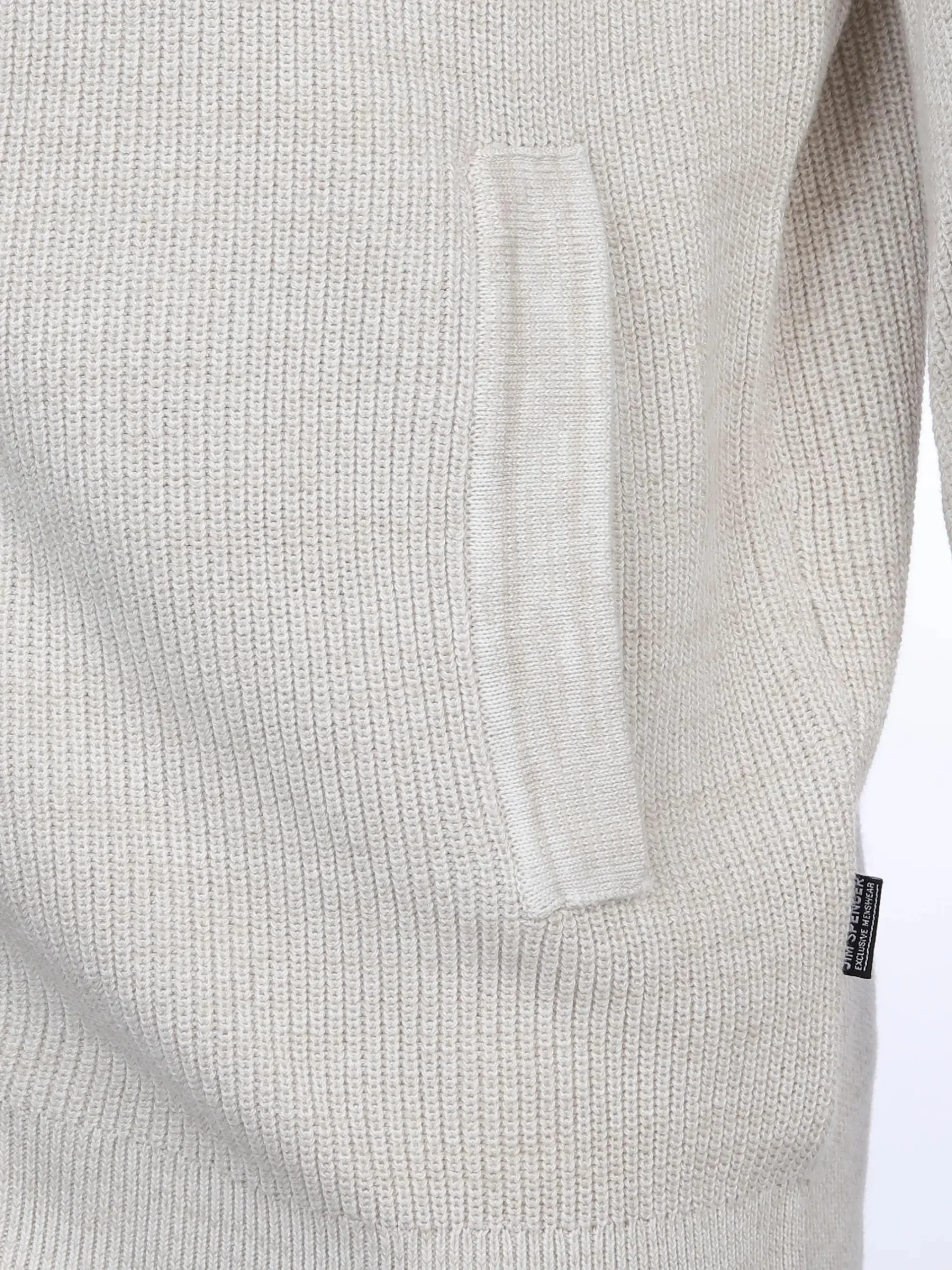 Herren Jim Spencer Herren Strickcardigan mit Reißverschluss