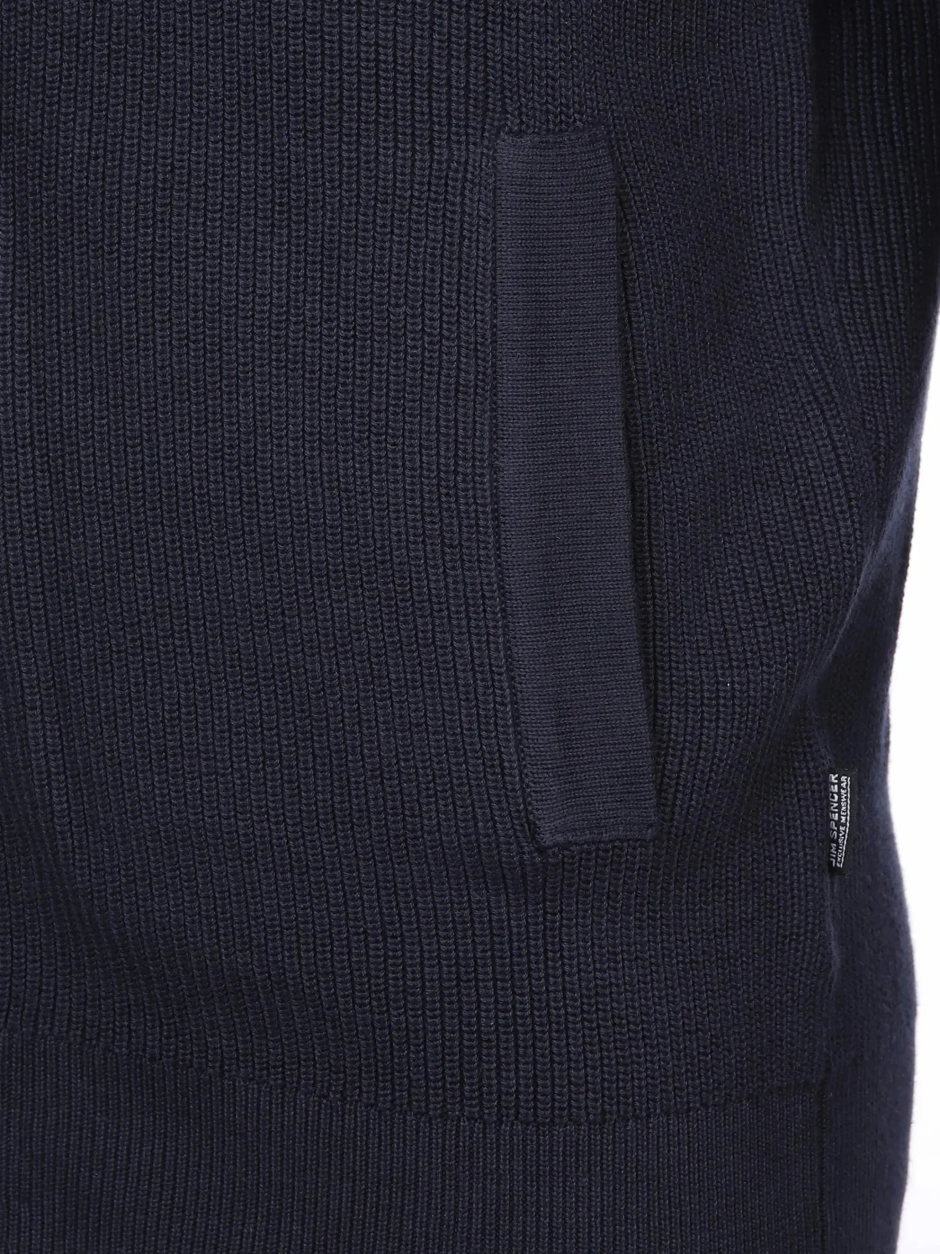 Herren Jim Spencer Herren Strickcardigan mit Reißverschluss