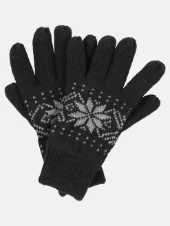 Herren Jim Spencer Herren Strickhandschuhe mit Norwegermuster