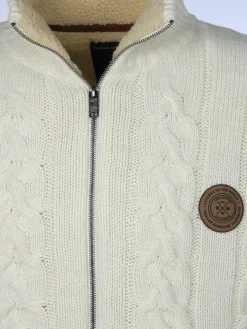 Herren Jim Spencer Herren Strickjacke, warm wattiert