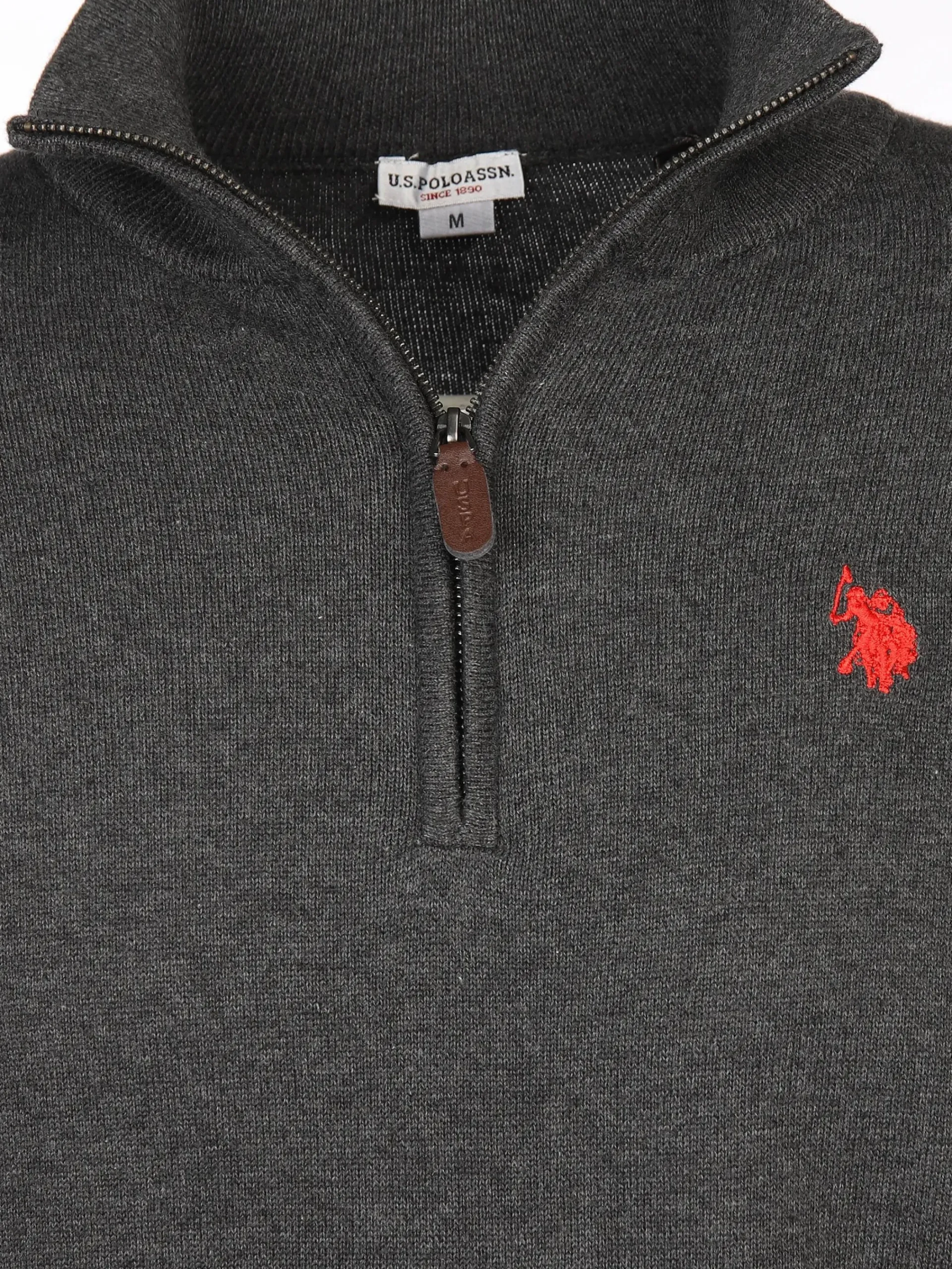 Herren U.S. Polo Assn. Herren Stricktroyer mit Stickerei