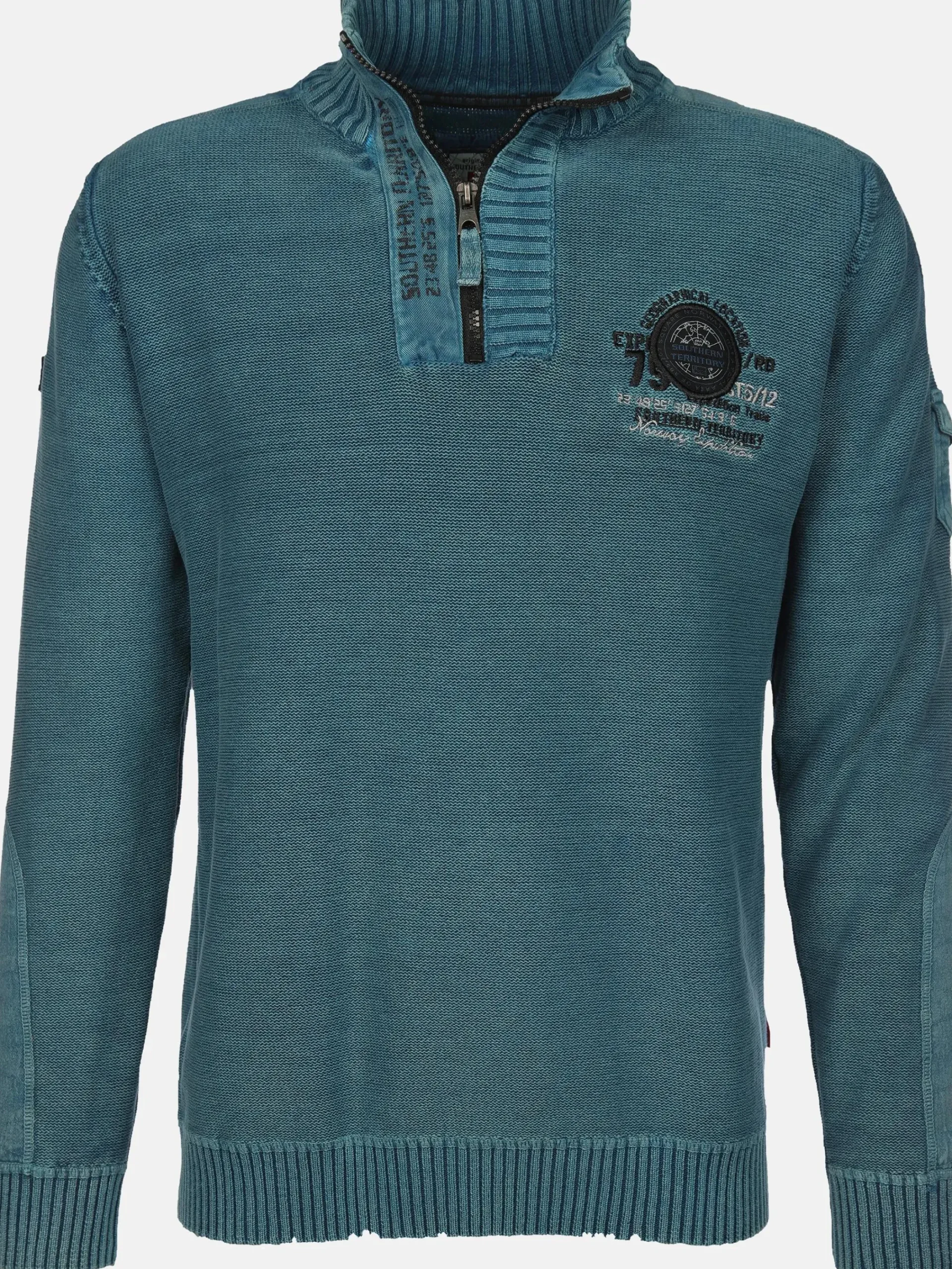 Herren Southern Territory Herren Stricktroyer mit Stickerei-Applikation