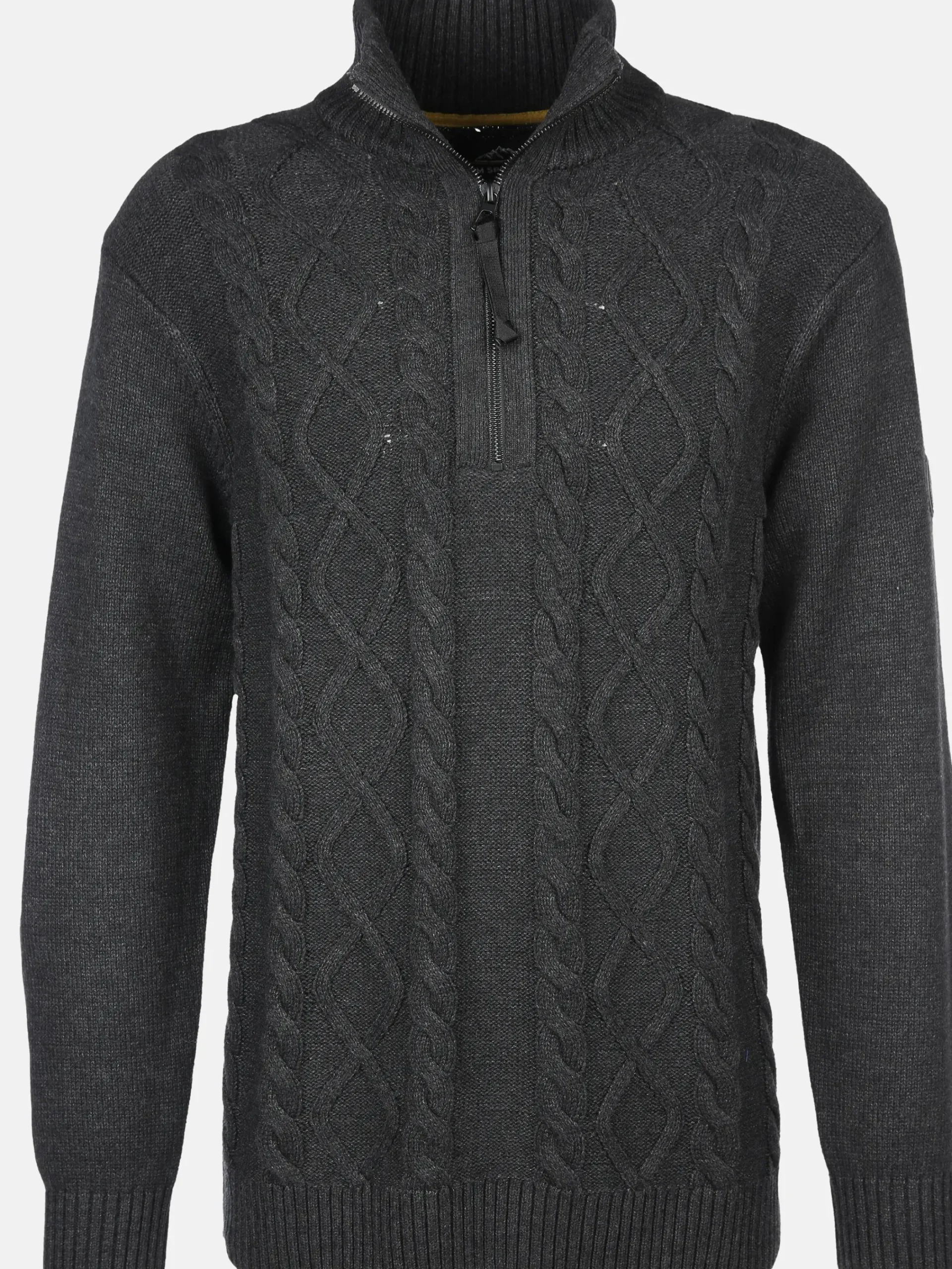 Herren Jim Spencer Herren Stricktroyer mit Zopfmuster